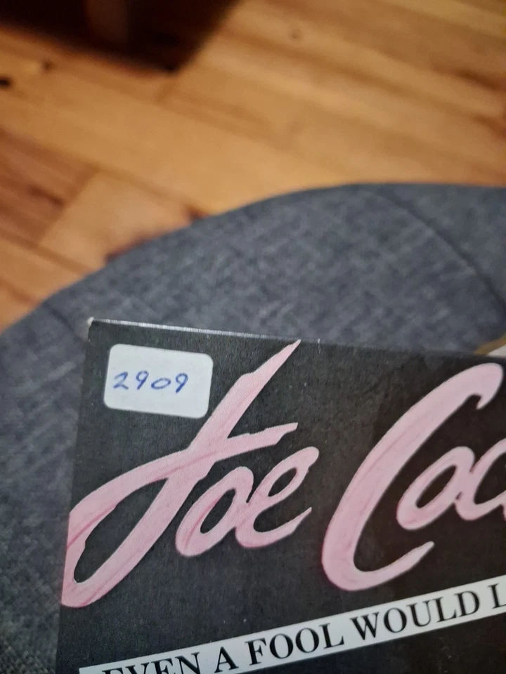 Joe Cocker 1984 "Even A Fool Would Let Go" Brazilian 7" Vinyl - Image 2 of 4