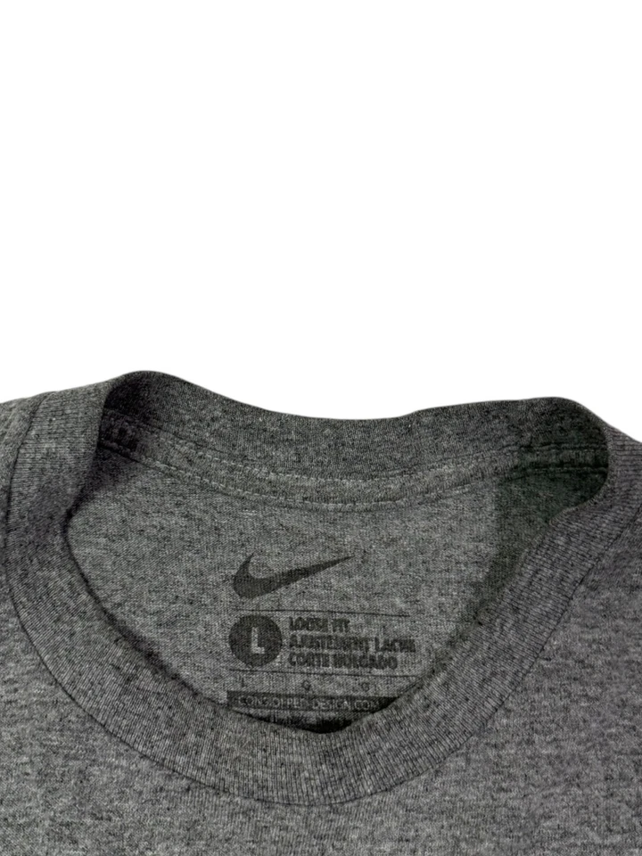 Camisa Nike Para Hombres Grande Gris Jaspeado Los Angeles Dodgers Béisbol MLB Calce Suelto Foto 3 de 4