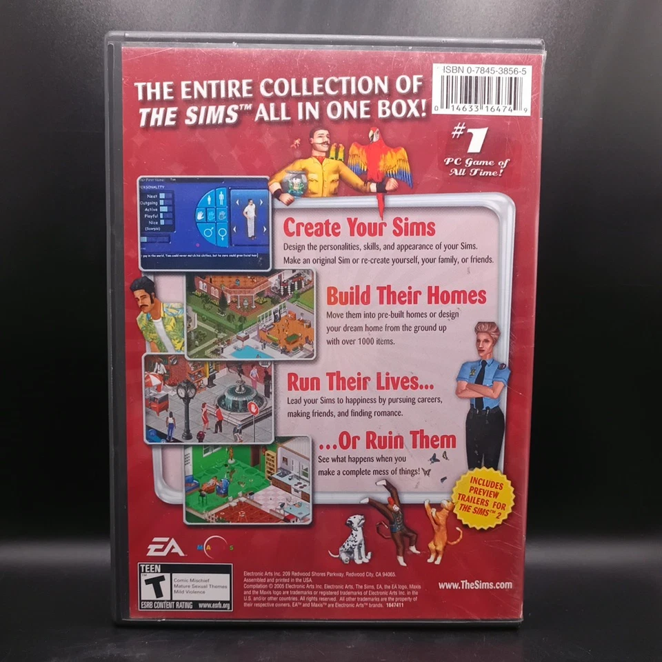 The Sims Complete Collection (PC Windows, 2005) 4 Disc Tested EA Games Good - Image 2 of 4