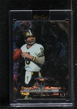 2024 Wild 7 Card Studs Promo Fire Scrolls Black Lava Foil 1/1 Archie Manning 5i3