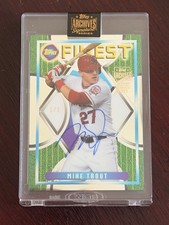 2015 Topps Archives Signature Series Mike Trout Autographed Card 1/1