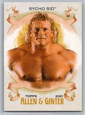 2021 Topps Heritage WWE Sycho Sid #AG23 Allen and Ginter Insert WWF Champion