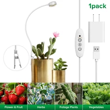 LED Grow Light Plant Growing Lamp Full Spectrum For Indoor Plants W/Timer SANSI