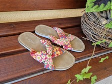 Sandale, Sommerschuh, Schlappen Gr. 39 von City Walk, bunt, 1xgetragen