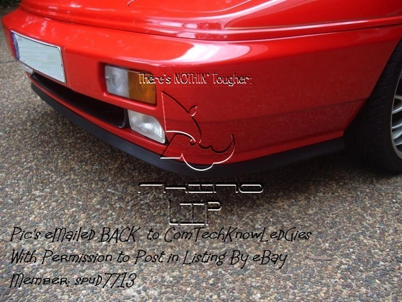 Alerón divisor FERRARI Enzo California F355 F40 F430 F50 F512M goma barbilla labio Foto 3 de 4