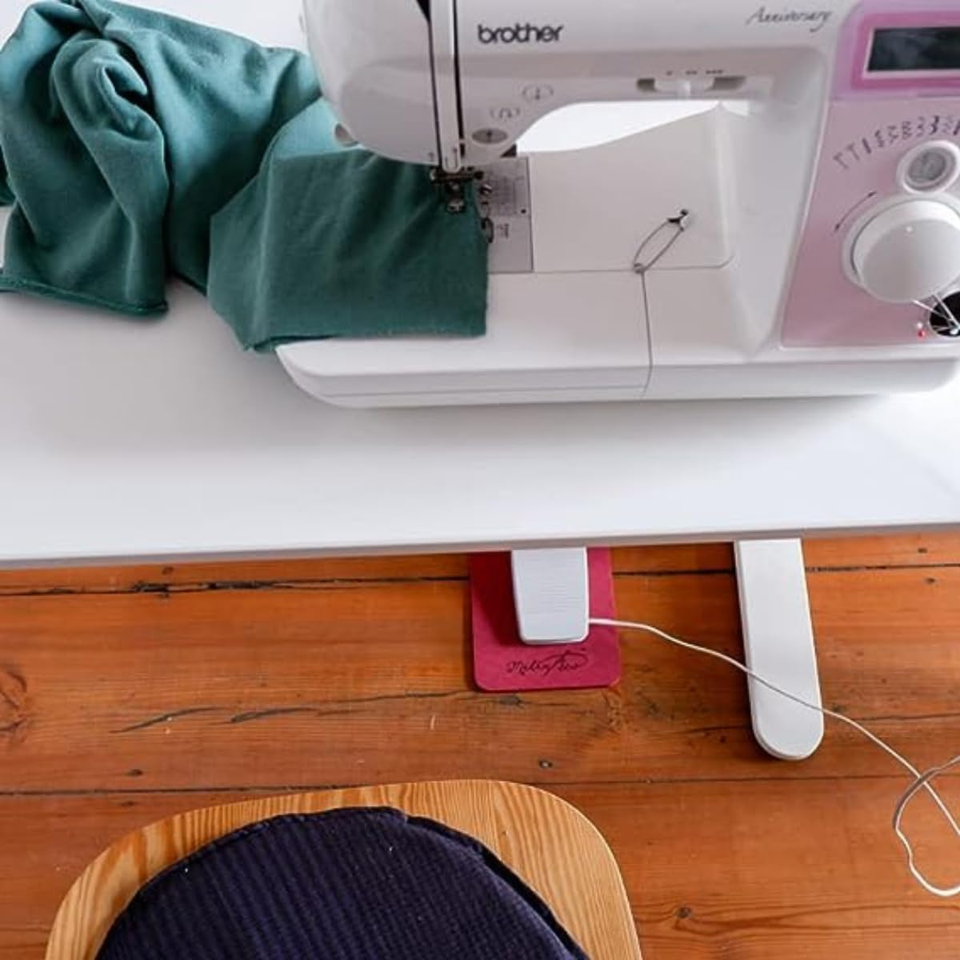 Sewing Machine Pedal Mat No Slip Rubber Keeps Pedal in Place Sewing