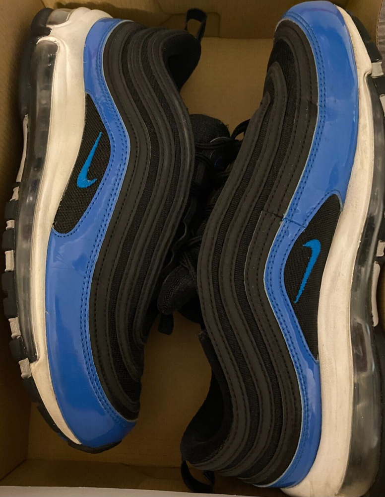 Nike Air Max 97 Black Blue Nebula Men's Size 10 Pristine Condition