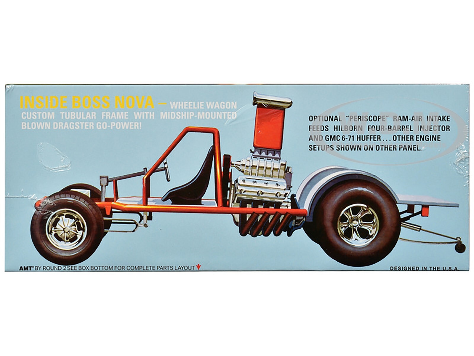 Model Kit Boss Austin SKILL 2 MODEL KIT BOSS NOVA FUNNY CAR 1/25 SCALE MODEL CAR BY AMT ...