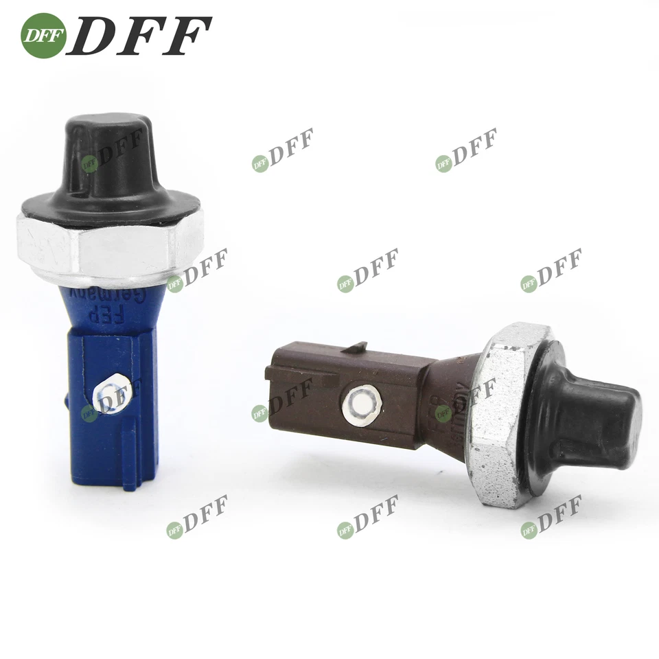 Juego de interruptores de presión de aceite marrón y azul OEM para Audi A4 Q5 TT VW Jetta Foto 2 de 4