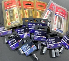 21- Great Neck 1/4” Drive 6 Point Sockets SAE 7/16 3/8 7/32 11/32 9/32 5/16” ++