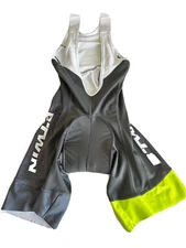 btwin mens cycling suit sleeveless  size L color gray and white