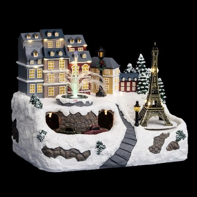 Noch 66455 – Fontaine De Ville Multicolore H0 – 10 X 7,5 Cm, Statue Valkyrie 3,5 Cm
