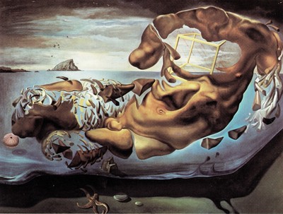 Salvador Dali - Nashornauflösung der Illissus der Paradien 1954 Poster