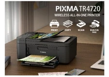 Canon PIXMA TR4720 All-in-One Wireless Printer for Home Use, with Auto Document