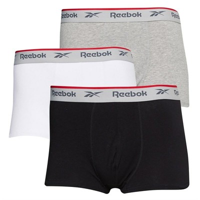 reebok 3 pack ovett trunks mens