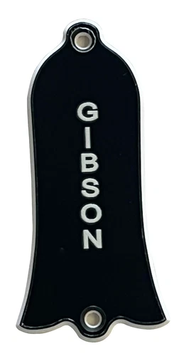 For Gibson Epiphone Guitar Truss Rod Cover 2 Holes Style Black Guitar Pickguard