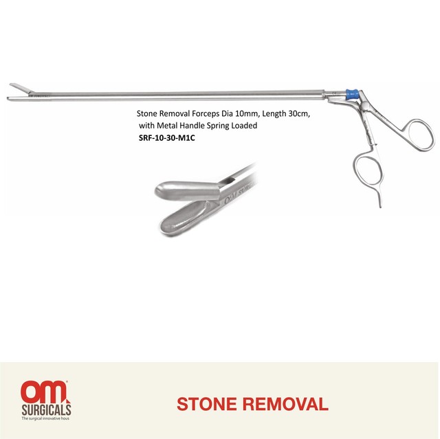stone removal Forceps Handle Spring Loaded Kidney Stones Surgical