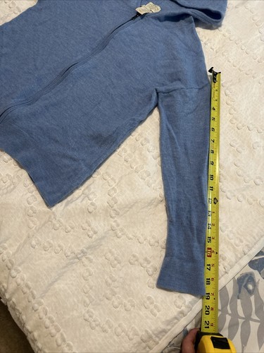 telluride clothing company M light blue full zip hoodie - Picture 6 of 6