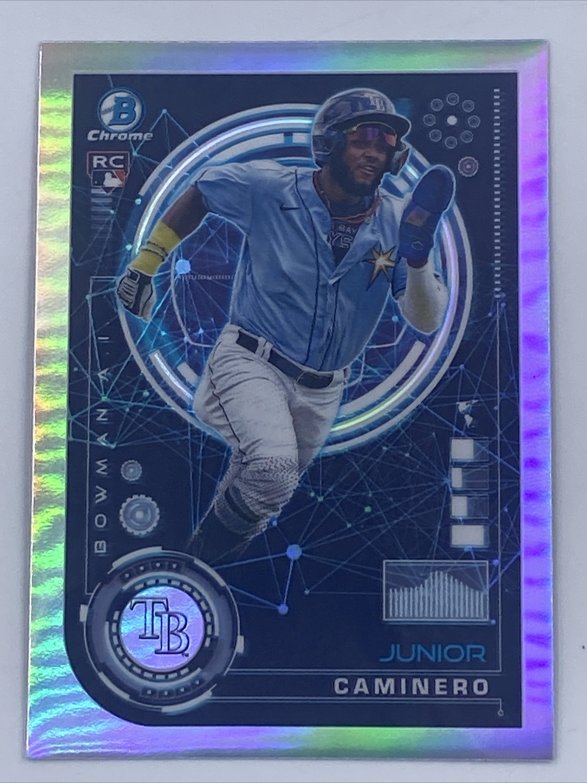 Junior Caminero 2024 Bowman Chrome Baseball #BAI-20 Rookie Bowman AI Insert (RC)