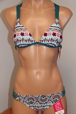 NWT Hula Honey Swimsuit Bikini 2 piece set Sz S Push Up