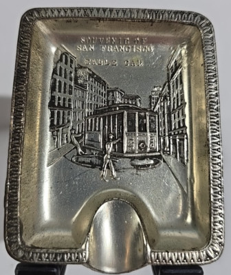 Vintage San Francisco CABLE CAR Ashtray Made in Japan *Very Rare*