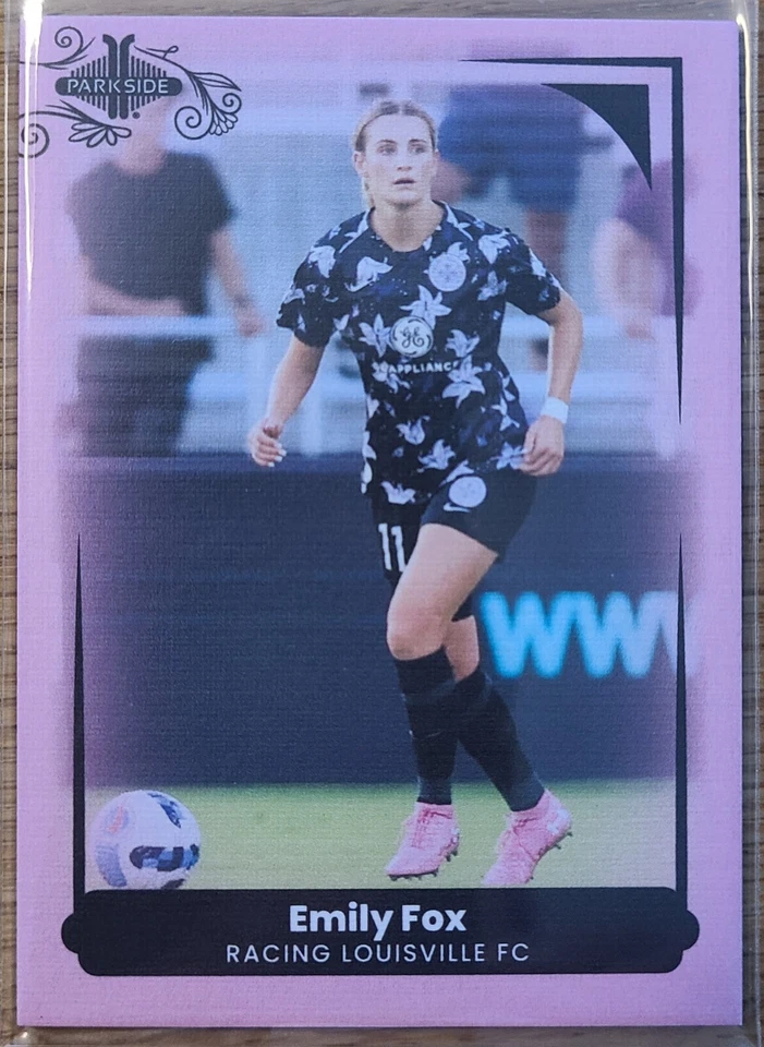 2022 PARKSIDE NWSL WOMEN'S SOCCER PARAMOUNT BASE & PINK PARALLELS-PICK FROM LIST - Image 2 of 2