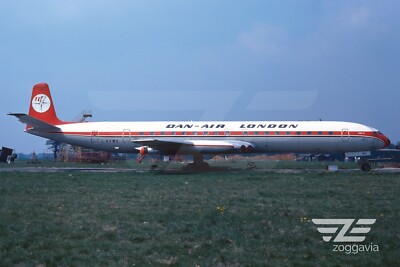 Aircraft Photo 4 x 6 G-AYWX de Havilland Comet 4C Dan-Air, 1970s