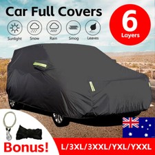 Heavy Duty Waterproof Car Cover Rain Snow UV Full Protection Outdoor Universal