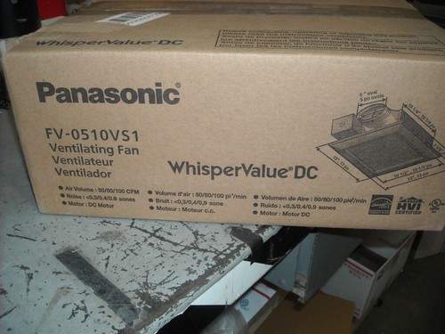 PANASONIC FV-0510VS1 Wisper Bathroom Ventilation Fan - Picture 2 of 3