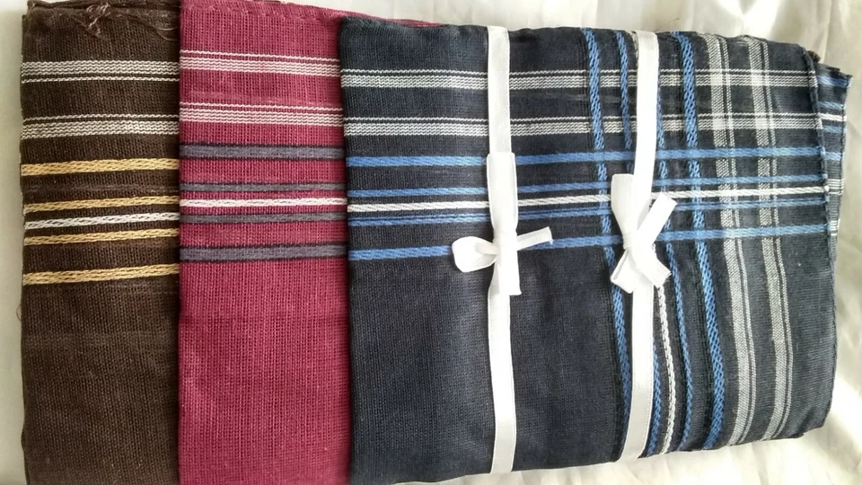 24 Mens Handkerchiefs Hankies Hankerchiefs Cloths 12" x 12" Men Zzz - Image 2 of 3