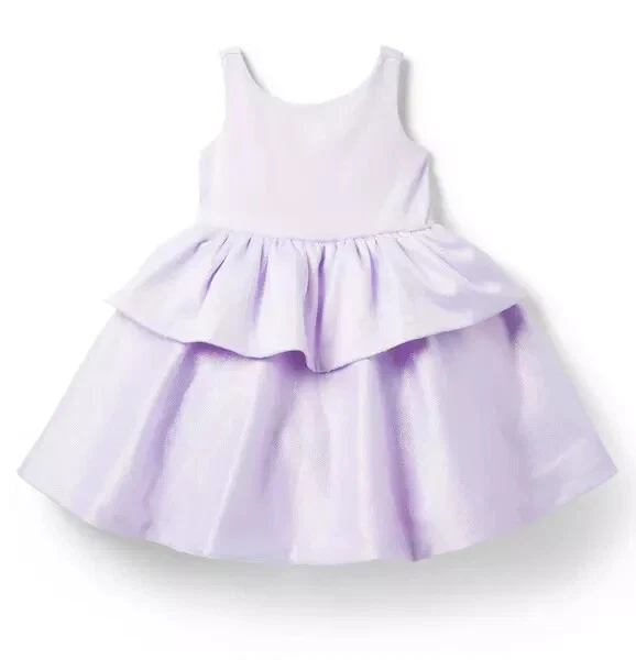 Disney The Little Mermaid Iridescent Shell Dress Lavender Purple Girls Size 8
