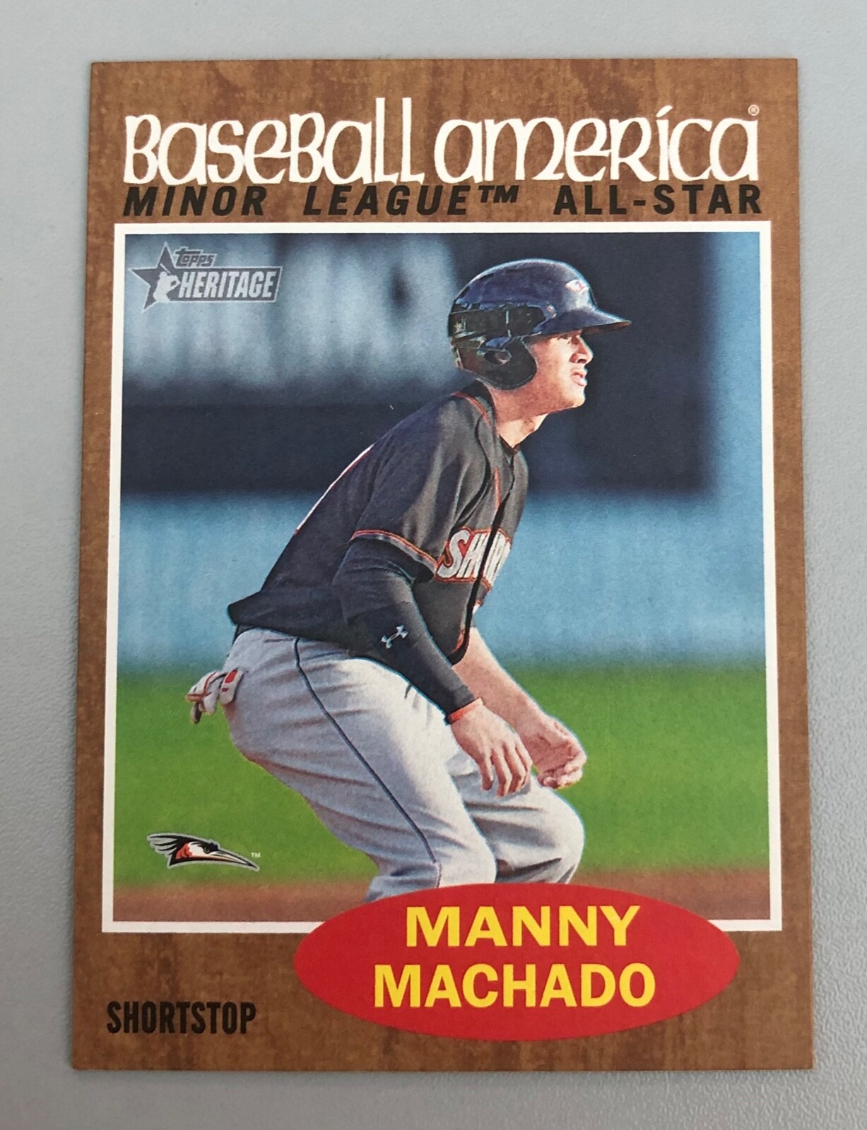 Manny Machado 2011 Topps Heritage Minors #219 SP FREE SHIPPING