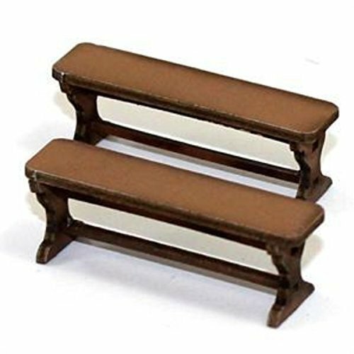 4Ground 28mm Furniture Light Wood Benches eBay