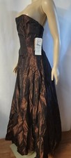 SCOTT McCLINTOCK BROWN STRAPLESS Women's EVENING GOWN DRESS SIZE 8 NWT C3