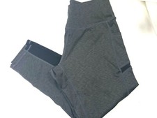 Women’s XL Yoga Pants pockets Breathable Mesh Splice Tummy Control