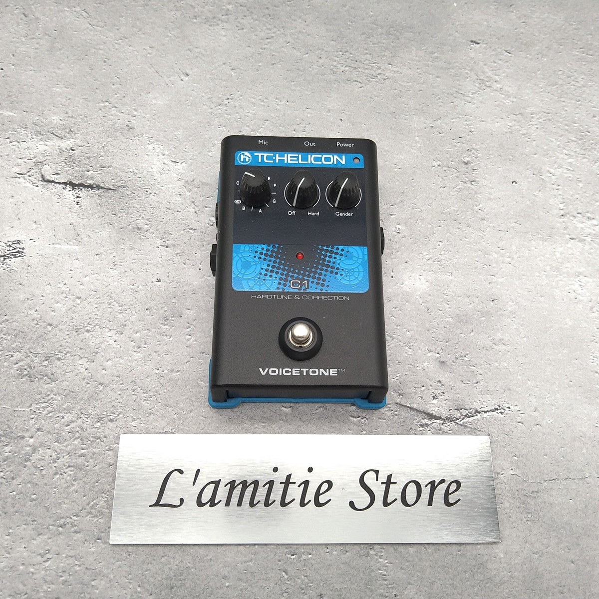 TC-Helicon VOICETONE C1 Vocal Effects Pedal Compact Effecter TC-Helicon VOICETONE C1 Vocal Effects Pedal Compact Effecter