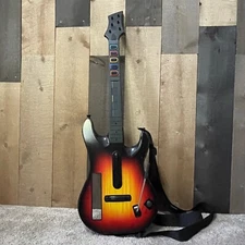 Nintendo Wii Guitar Hero Sunburst Controller Guitar 95455.805 - NO BACK COVER