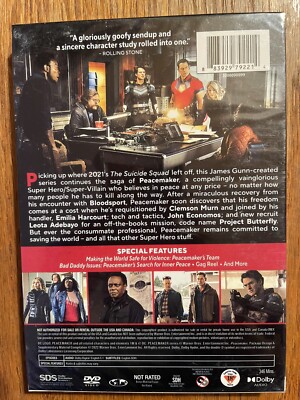 Peacemaker The Complete First Season (2022), New, Sealed