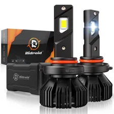 2X RIDROID 9005 HB3 LED Headlight Bulb HIGH BEAM Super Bright 24000LM CANBUS FRE