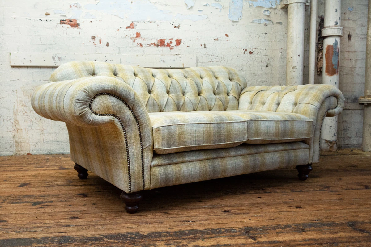 Tartan Chesterfield Sofas Baci Living Room