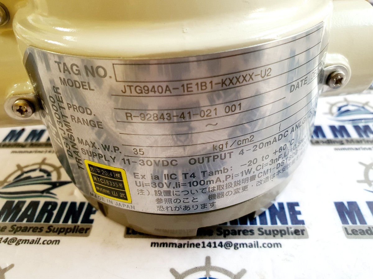Azbil Yamatake JTG940A -1E1B1-KXXXX-U2 DSTJ3000 Pressure