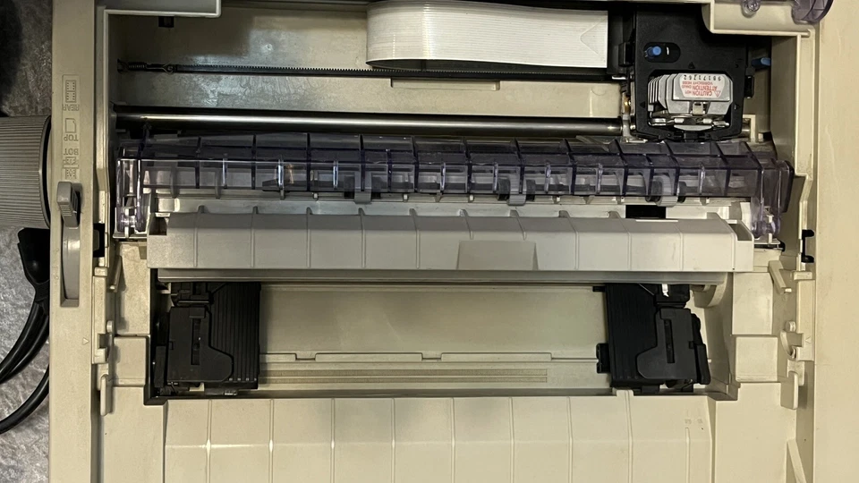 Oki MICROLINE 320 (62411601) Turbo 9 Pin Dot Matrix Printer - White - Image 4 of 4