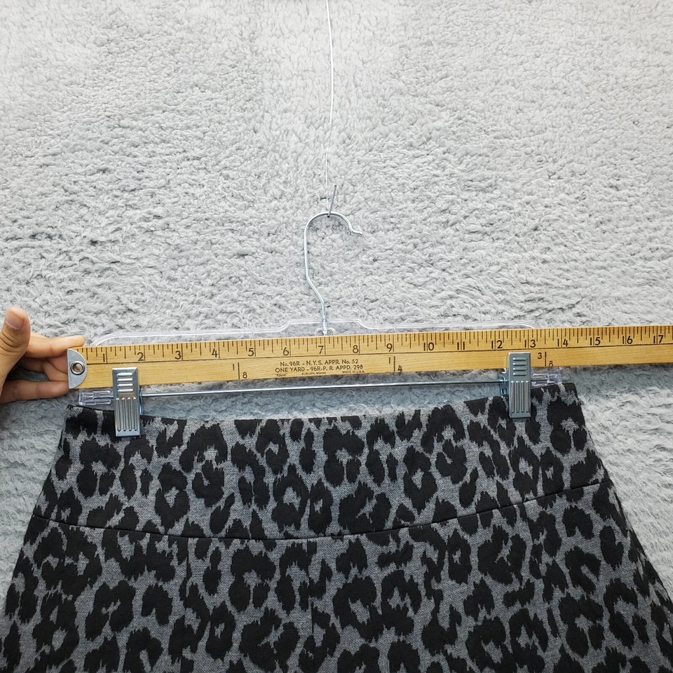 Falda Ann Taylor Línea A Mujer Talla 4 Estampado Multi Animal Forrada Cintura Alta Pull On Foto 4 de 4