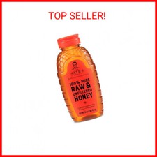 Nature Nate's 100 Pure, Raw Unfiltered Honey, 16 oz. Squeeze Bottle; All-natu