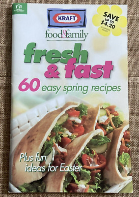 Kraft Food & Family Magazine Spring 60 Easy Recipes Plus Fun Easter Ideas 2000 P