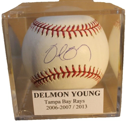Delmon Young Original Sports Autographed Items