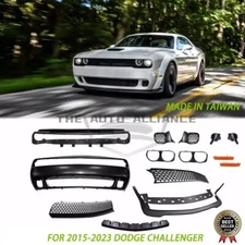 Fit for 2015-2023 Dodge Challenger Front Bumper Cover w/Grille Lip