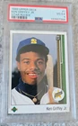 1989 UPPER DECK KEN GRIFFEY JR. ROOKIE CARD MARINERS REDS HOF # 1 PSA 4 VG-EX