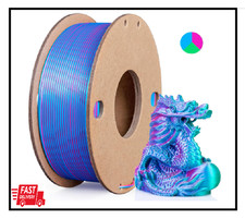 Silk PLA 3D Printer Filament Triple Color Silk PLA Filament 1.75mm 3D Printing 3