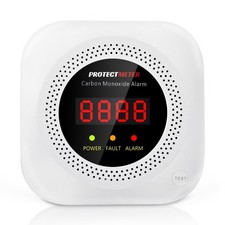 Plug-in Carbon Monoxide Detector with Digital Display, Portable CO Alarm, AC ...